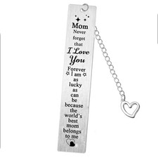 Mom Bookmarks I Love You Mom Gifts from Daughter Son Mother Birthday Bookmark...