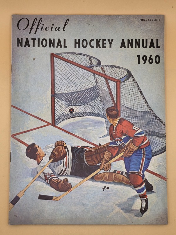 1960 National Hockey Annual Magazine -  Inaugural FIRST ISSUE  Vol 1 No 1