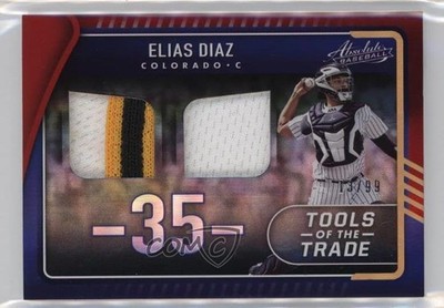 2022 Absolute Tools of the Trade 2 Swatch Spectrum Red 13/99 Elias Diaz 2r8