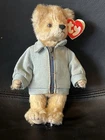 VGC Tagged Ty Beanie Babies Attic Treasures Logan Canadian Jointed Bear Retired