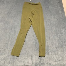 Offline By Aerie Leggings Womens Medium Olive Green Skinny Leg High Waisted Yoga