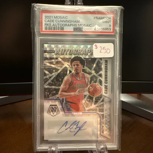 2021-22 Panini Mosaic - Rookie Autographs  Cade Cunningham #RAM-CCH (AU, RC)