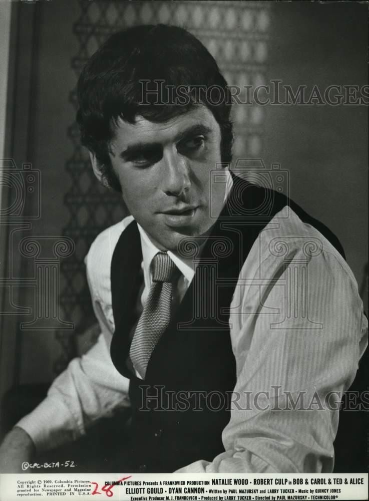 1969 Press Photo Actor Elliott Gould in 