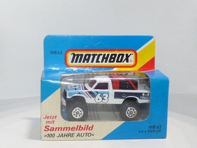 Matchbox MB63 Geländewagen  4x4 Pickup 100 Jahre Auto OVP