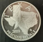 2016 Texas Precious Metals "State Capital"  1 oz. Fine .999 Silver Bullion Round