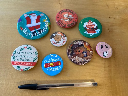 Vintage Christmas Badge Bundle