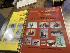 LES FIGURINES EN PLOMB CREUX TOME 2  3 LEAD SOLDIERS BOOKS RARE DOUBLET TISNE