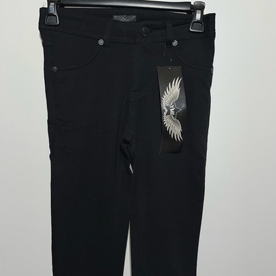 YMI Women's Black Stretch Slim Fit Skinny Leg Jeans Dark Wash Size Small NWT