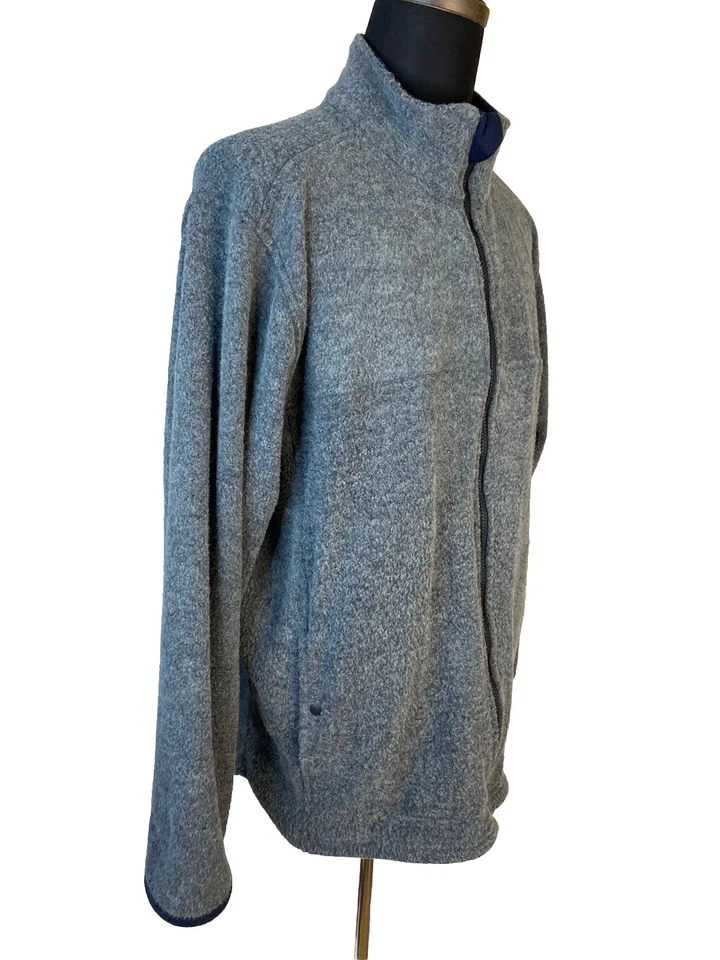 Tyndale FR Fleece Jacket Mens 2XL Gray Full Zip Flame Resistant Arc Rating USA - Image 3 of 4