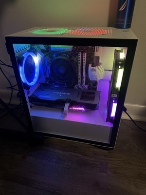 Gaming PC White, RTX 2060, Ryzen 5 5600X, 16GB RAM, 512GB SSD, WiFi