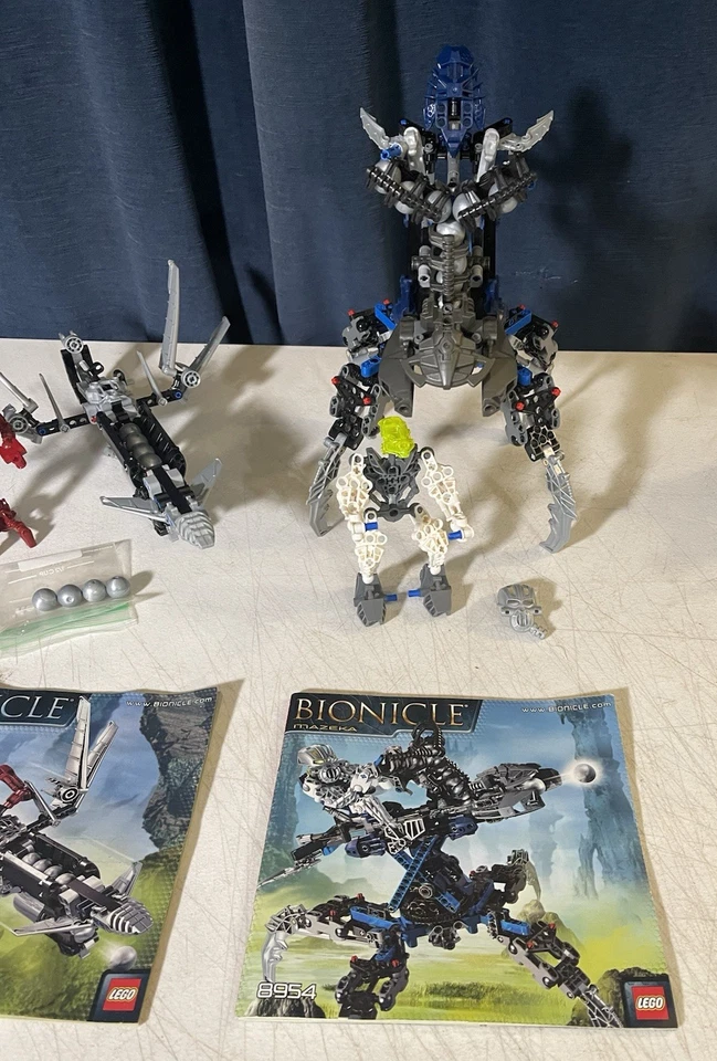 2008 Lego BIONICLE 8698 Vultraz ~8954 Фигурка Автомобиля Мазака с Инструкцией - Изображение 3 из 4