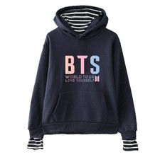 BTS Women's Hoodie World Tour Love Yourself Excellent Condition - Size Medium