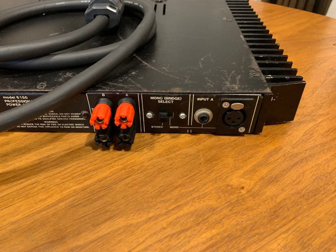 urei 6150 パワーアンプ UREI 6150 Power Amplifier Custom Cables Used Noise Reduced Stable