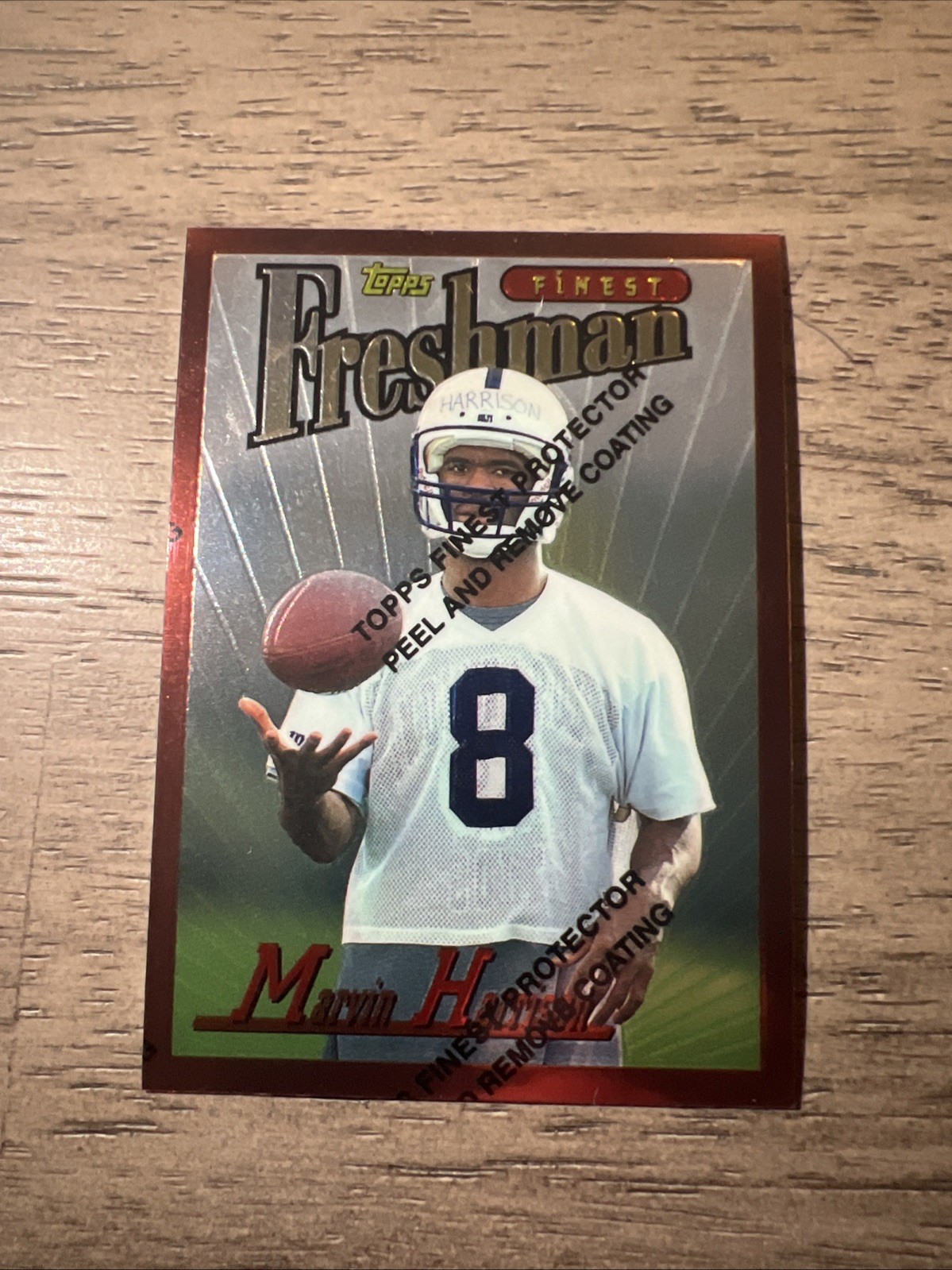 1996 Finest Marvin Harrison Rookie RC #243 Colts NM+