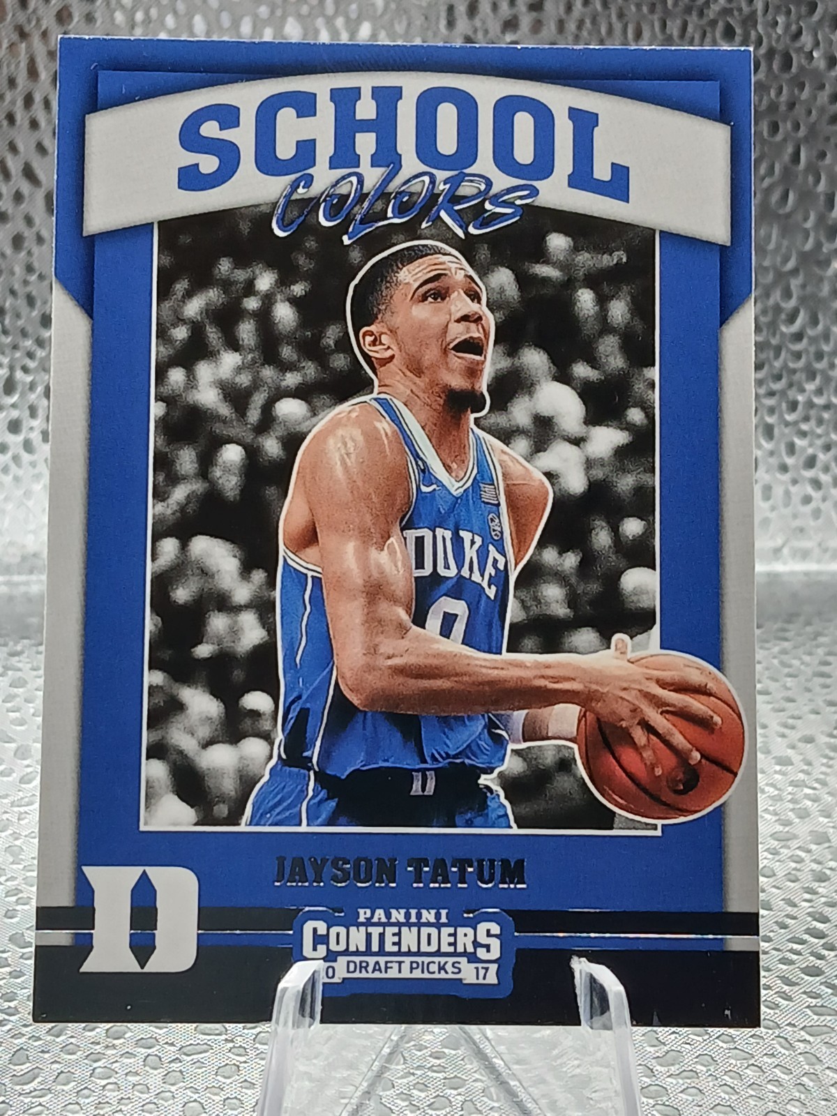 2017-18 Panini Contenders Draft Picks - School Colors Jayson Tatum #5 (RC)