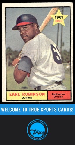 1961 Topps #343 Earl Robinson - Picture 1 of 2