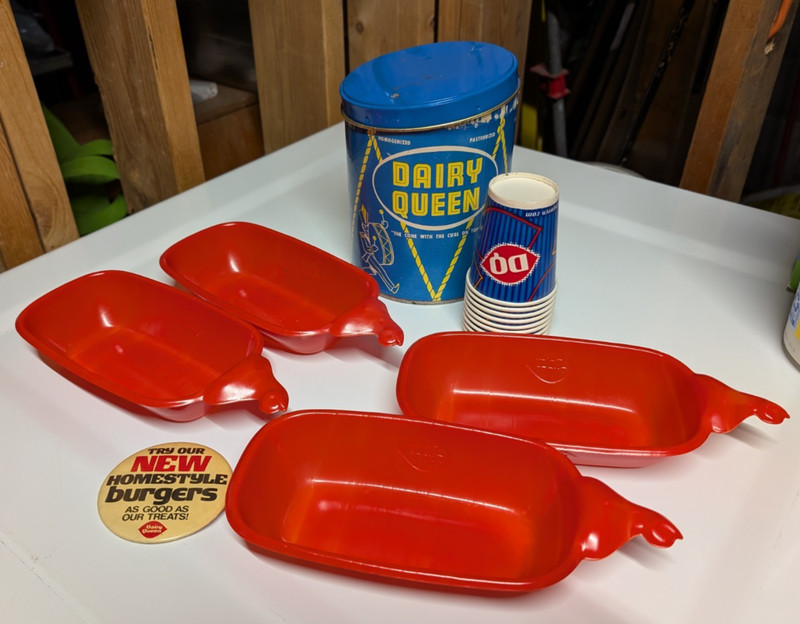 Vintage miscellaneous  Lot of DQ Dairy Queen Ice Cream items