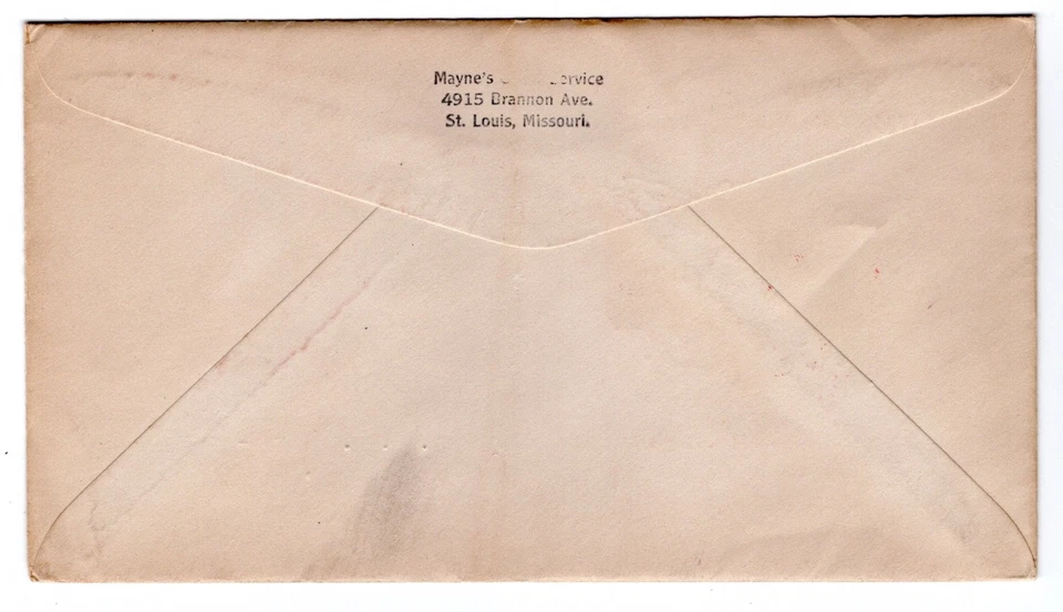 #822 Presidential Series 17c Andrew Johnson 1938 FDC - #55 Mayne - Image 2 of 2