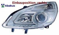 Abakus 551-1169R-LDEM1 Hauptscheinwerfer Rechts Scheinwerfer FüR Renault
