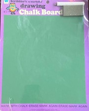 The Scribbler's Re-Markable Drawing Chalk Board w/Chalk  Eraser - Whitman 1976