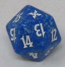 Magic the Gathering Betrayers of Kamigawa Blue Spindown Dice