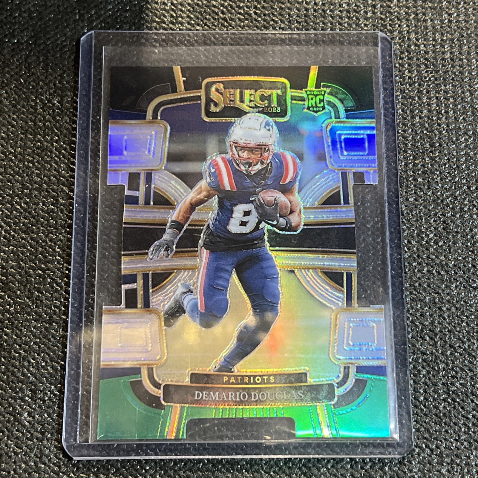 Demario Douglas - 2023 Panini Select #68 Silver Prizms Die Cut RC - Patriots