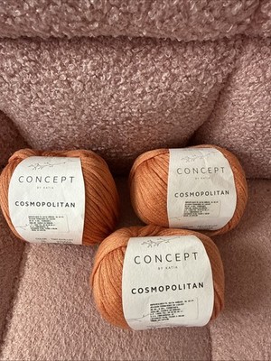 3 Skeins Of Concept By Katie Cosmopolitan Yarn Color 76  