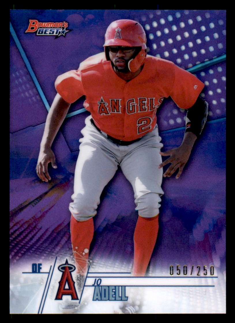 2018 Bowman's Best Jo Adell  #50/250 Purple Refractor Rookie #TP-6