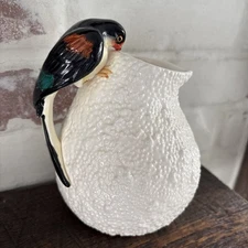 Vintage The Haldon Group Cliff Swallow Bird Pitcher – Hand-Painted Ceramic- 6”