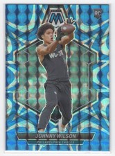 #396 Johnny Wilson 2024 Panini Mosaic Reactive Blue RC Philadelphia Eagles