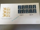 GB STAMPS RARE FIRST DAY COVER MACHIN BOOKLET DEFINITIVES REF NUMBER 6136