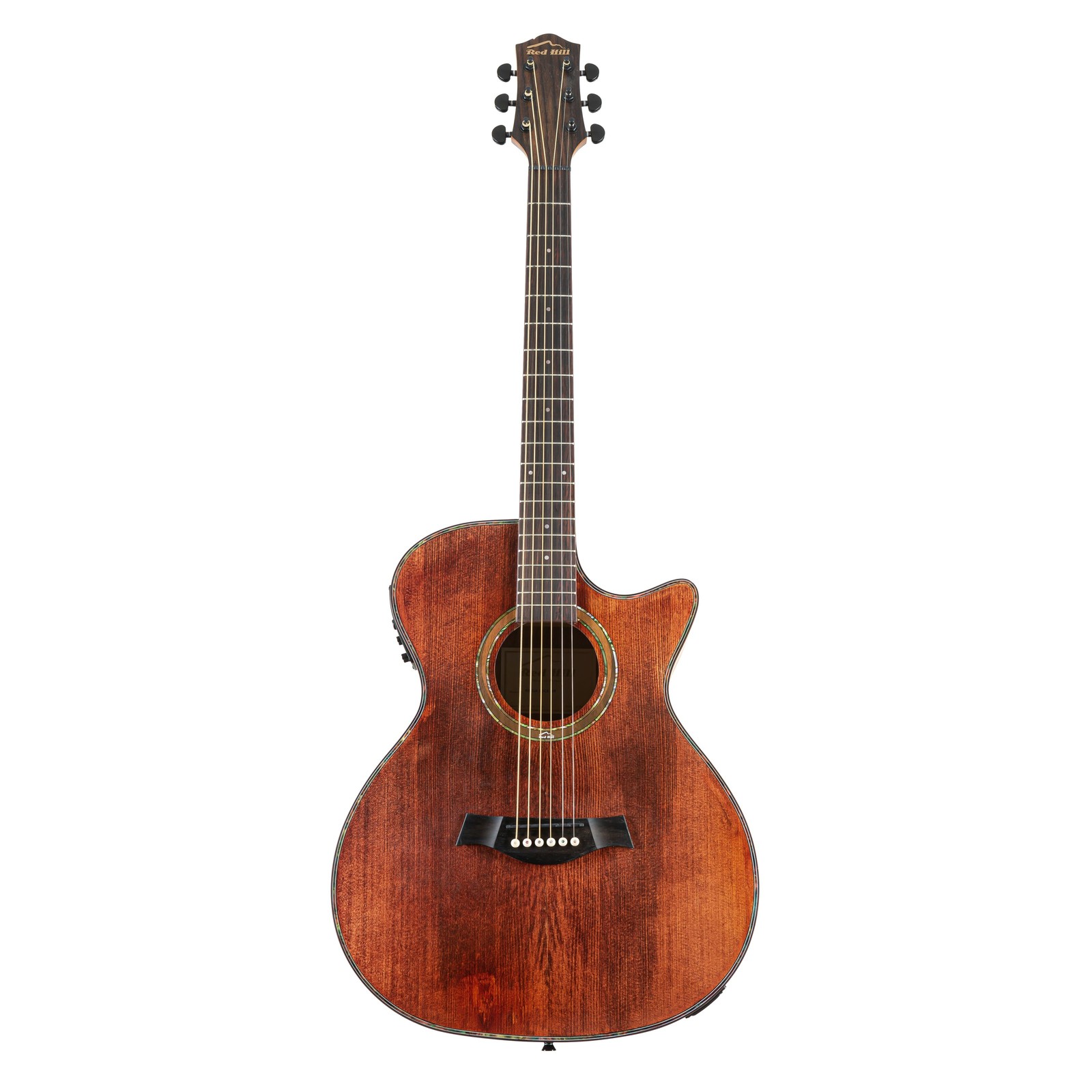 Chitarra western Red Hill Grand vintage Brown sistema pickup look vintage foto 2