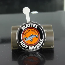 Shelby Turbine   Metal  button badge   Hot Wheels REDLINE