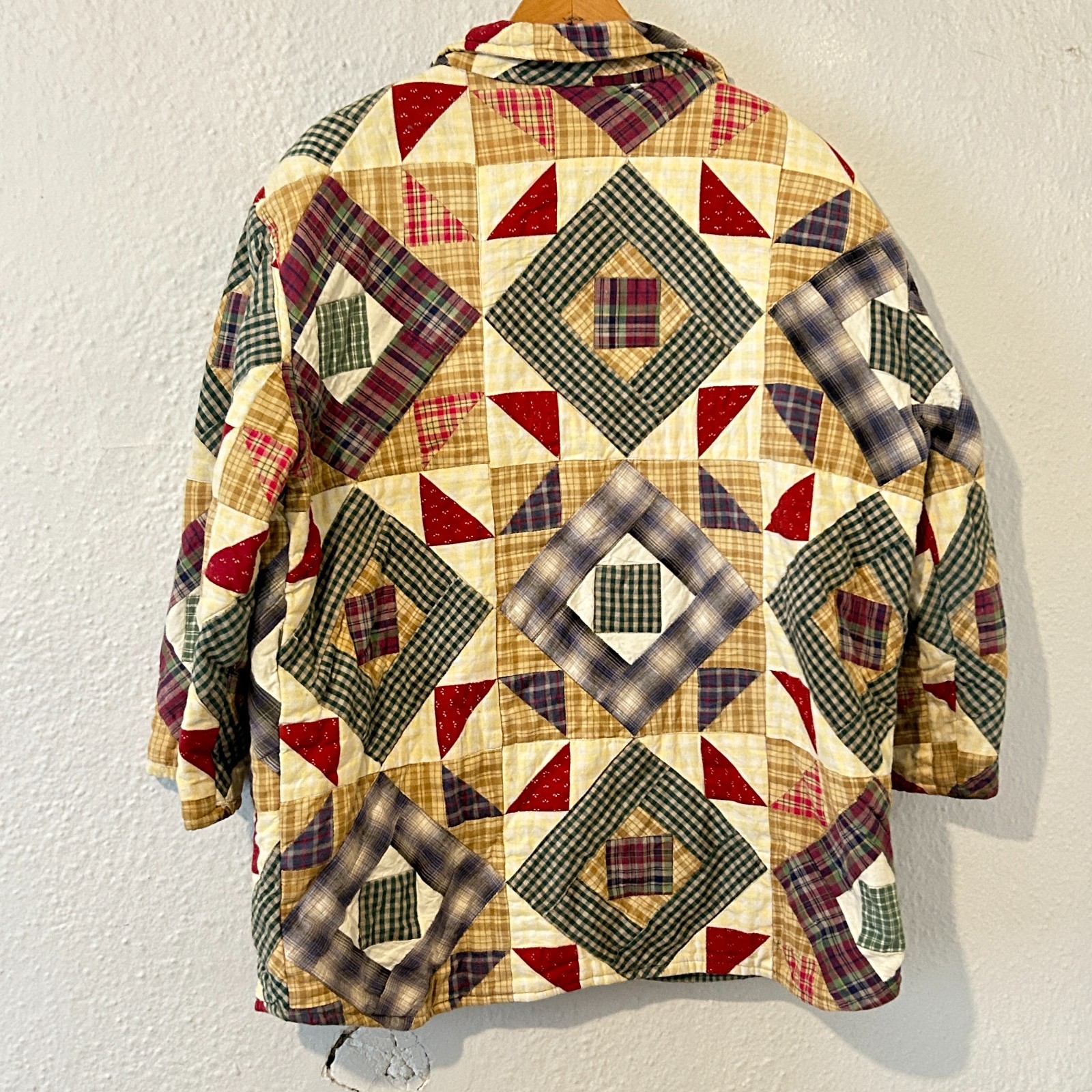 PATCH MAGIC Womens L Patchwork Quilted Reversible… - image 8