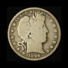 1896-O Barber Half Dollar - Free Shipping USA