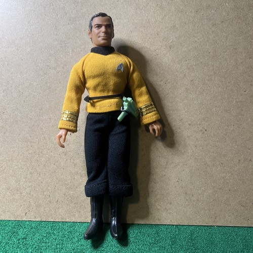 Action figure vintage MEGO 1974 STAR TREK CAPTAIN KIRK 8 pollici con ACCESSORI