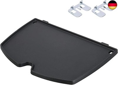 6558 32 x 21,8 cm Gusseisen Grillplatte für Weber Q100, Q120, Q1000, Q1200, Q140