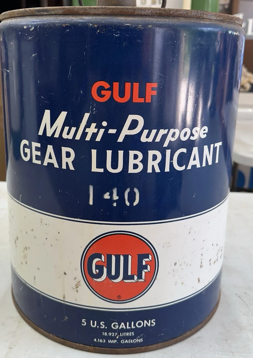 Gulf In Collectible Gas & Oil Advertising Cans And Buckets for