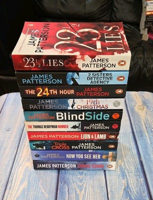 10 x James Patterson Paperback Books - (Bundle Job Lot) #3