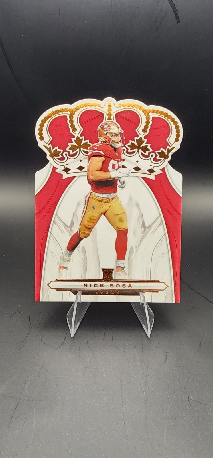 Nick Bosa San Francisco 49ers 2019 Panini Chronicles Crown Royale (RC)