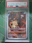 Pokémon TCG Team Rockets Meowth Card 203/182 Destined Rivals PSA 9