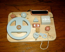 Vanplay Montessori Busy Board for Toddlers - Wooden Montessori Toys