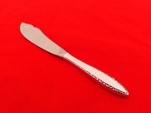 Lunt Sterling Silver Lace Point Master Butter Server BL-15