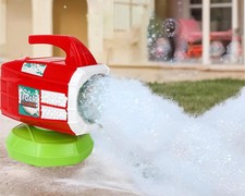 Bubble Foam Machine for Parties  Bath Fun - Portable Powerful Foam Maker with R