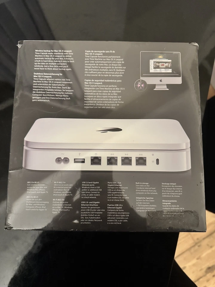 Apple Time Capsule 1TB A1355 High-Capacity Storage Device - Image 2 of 4