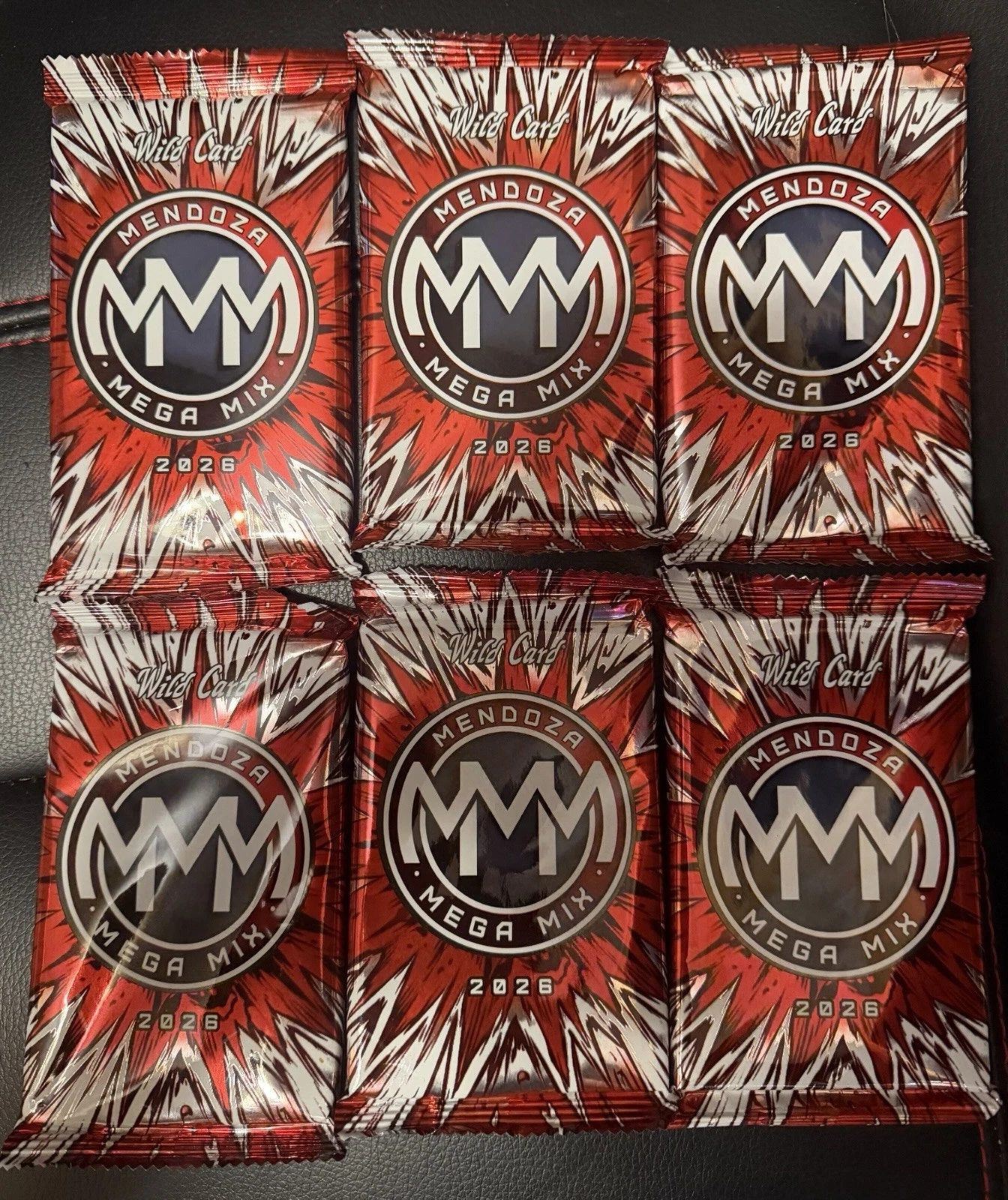 2026 Wild Card Mendoza Mega Mix 6 Pack Lot