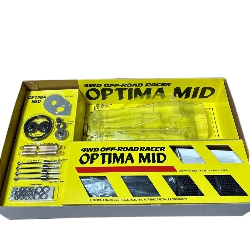 Kyosho Optima Mid 1/10 4WD Electric RC Racing Buggy Off-Road Unused Japan - Image 2 of 4