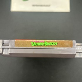 NES Bugs Bunny Birthday Blowout w/ manual & Sleeve - Cleaned & Tested