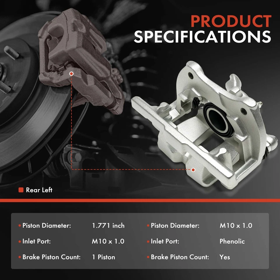 Pinza de freno trasera izquierda con soporte para Land Rover Range Rover Sport 2010-2013 Foto 2 de 4