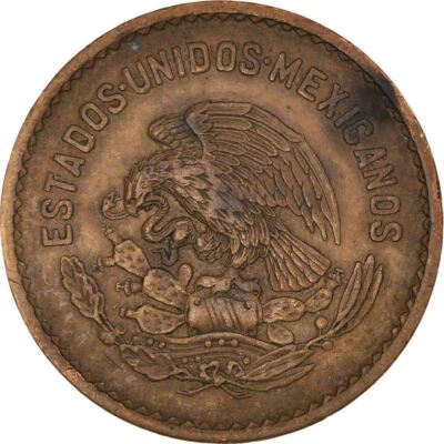 Mexico 5 Centavos Coin | Josefa Ortiz de Dominguez | Oak wreth
